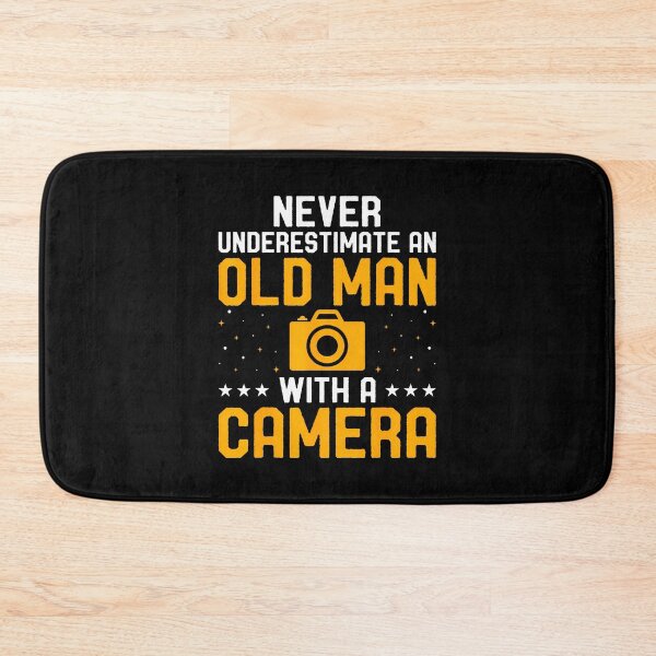 Item preview, Never Underestimate An Old Man With A Camera Photographer designed and sold by mischwpwarso.