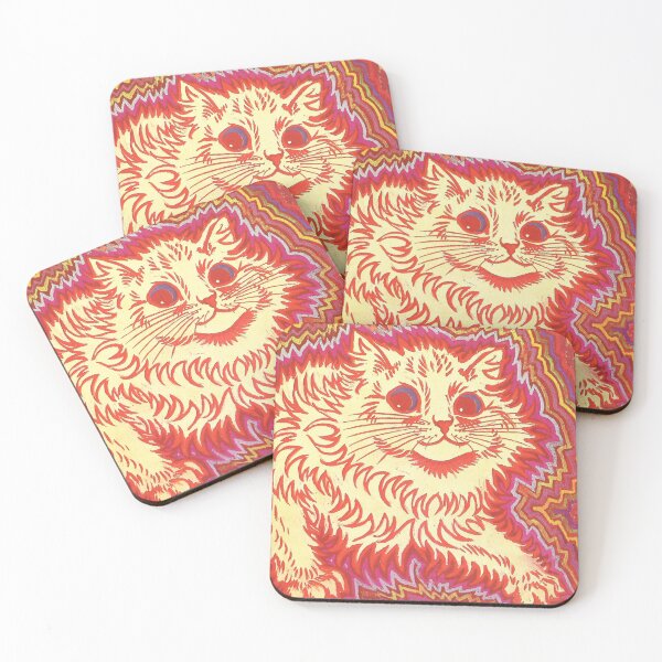 Item preview, Louis Wain- Psychedelic Cat 1 designed and sold by luvbubble.