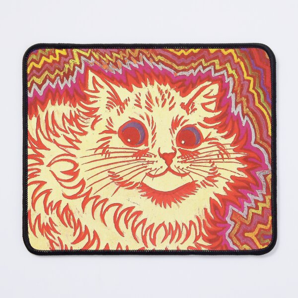 Item preview, Louis Wain- Psychedelic Cat 1 designed and sold by luvbubble.