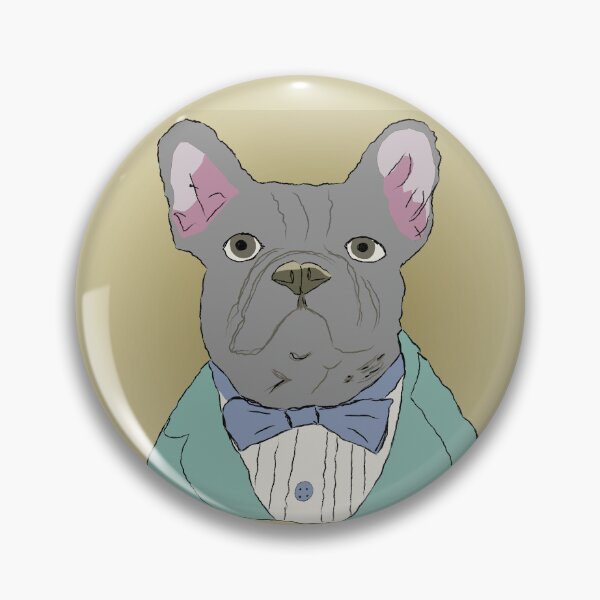 Item preview, Gray French Bulldog in tux designed and sold by Mountain-Point.