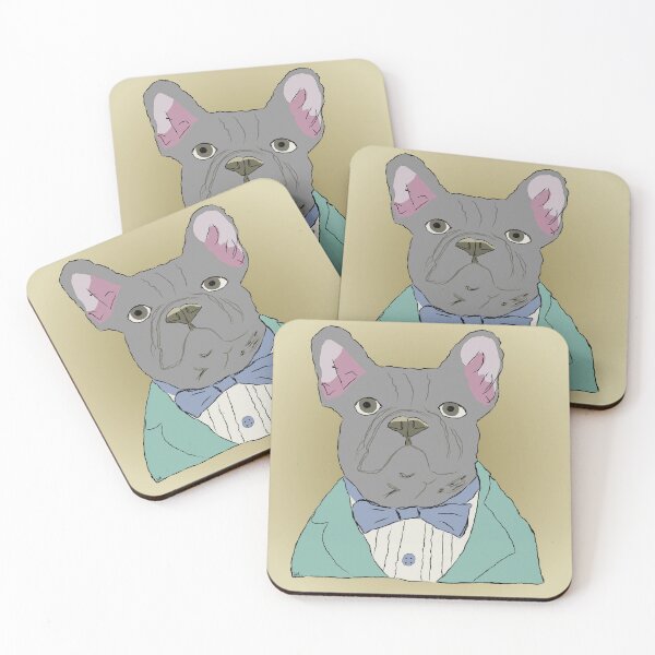 Item preview, Gray French Bulldog in tux designed and sold by Mountain-Point.