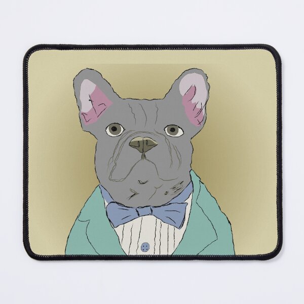 Item preview, Gray French Bulldog in tux designed and sold by Mountain-Point.