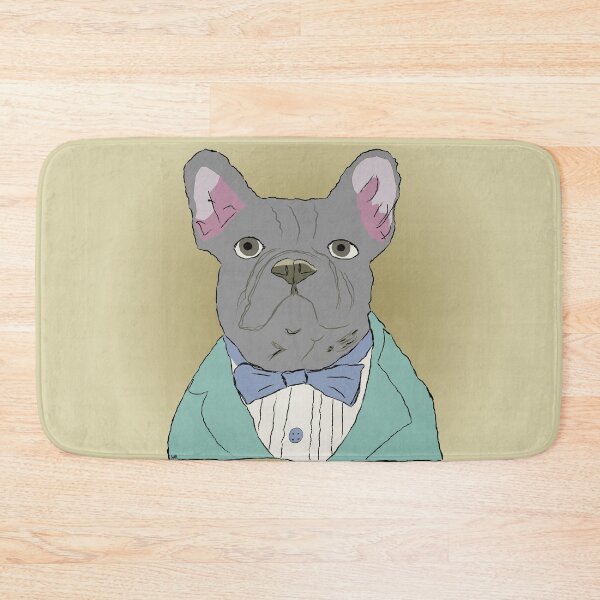 Item preview, Gray French Bulldog in tux designed and sold by Mountain-Point.