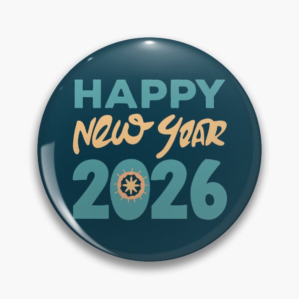 Item preview, Happy New Year 2026 Typography Design designed and sold by DavidTeeStudio.