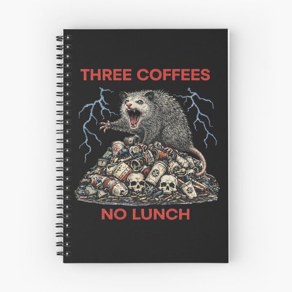 Item preview, THREE COFFEES. NO LUNCH. designed and sold by ChronicMeltdownClub.