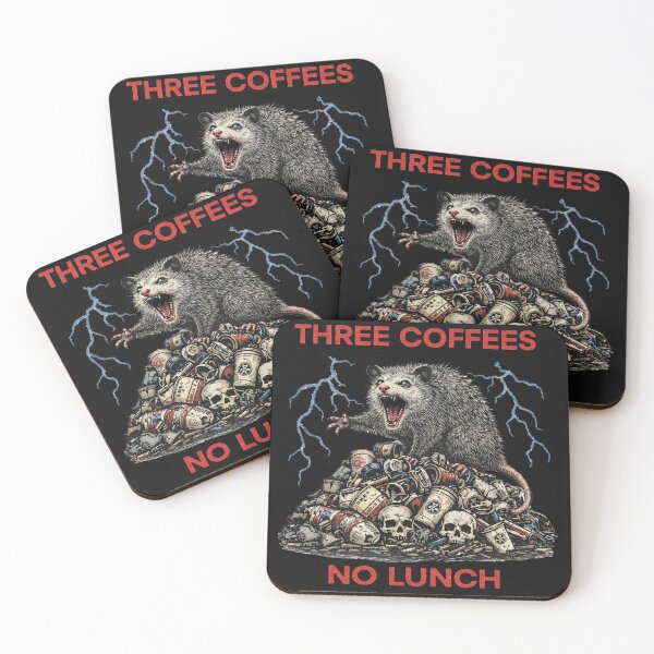 Item preview, THREE COFFEES. NO LUNCH. designed and sold by ChronicMeltdownClub.