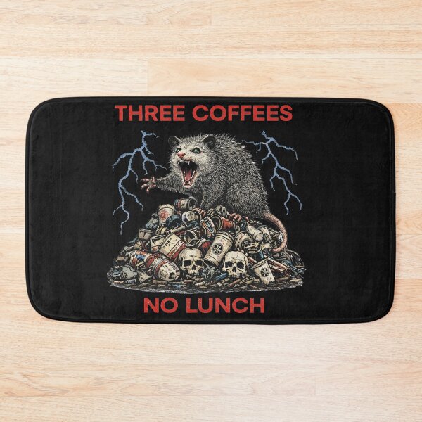 Item preview, THREE COFFEES. NO LUNCH. designed and sold by ChronicMeltdownClub.