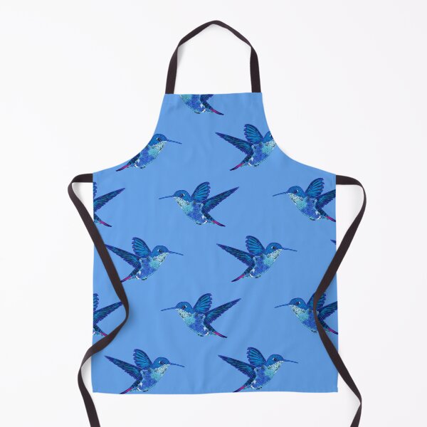 Item preview, Hummingbird in Flight-Light Blue designed and sold by deblevart.