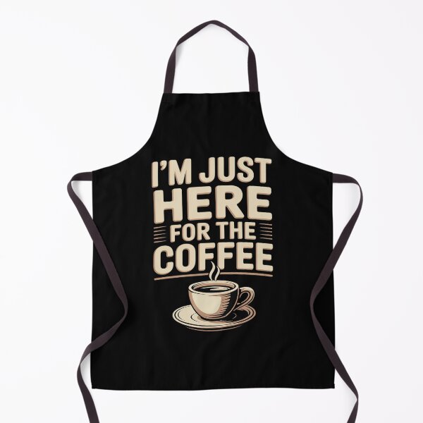 Item preview, I'm Just Here For The Coffee Bold Funny Coffee Lover designed and sold by genkihikki.