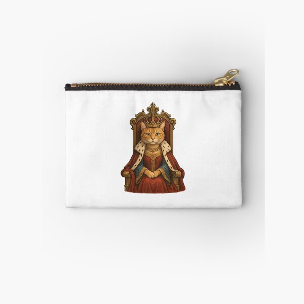 Item preview, Royal Cat Queen on Throne – Transparent Background designed and sold by luckyyouth.