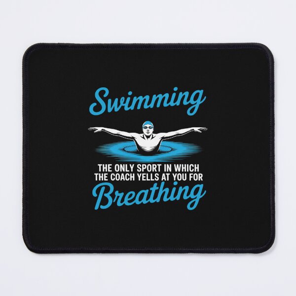 Item preview, Swim Team Swimming Coach Quote - Swim Breathing Joke designed and sold by nicomitchell.