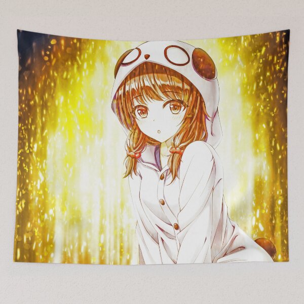 Item preview, Kaede Azusagawa Bunny Girl Senpai Anime Girl Cozy Pajama Golden Glow designed and sold by Tokyonomad.