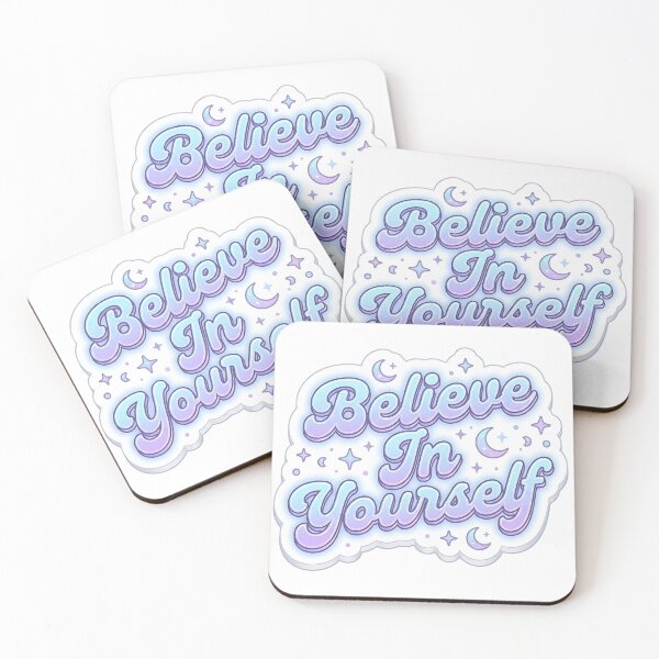 Item preview, Believe In Yourself Pastel Affirmation | Positive Quote Art | Self Confidence Design designed and sold by PlantzMatter.
