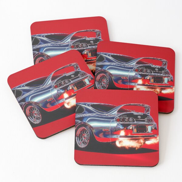 Item preview, Chrome Supra with Exhaust Flames designed and sold by Matinez Pink.