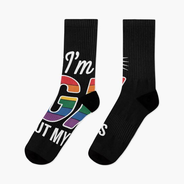 Item preview, I'm Not Gay But My Wife Is Funny LGBT Rainbow Gay Wedding designed and sold by genkihikki.