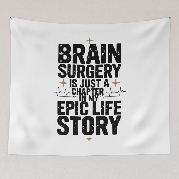 Item preview, Brain Cancer Survivor Brain Surgery  designed and sold by catsdothingz.