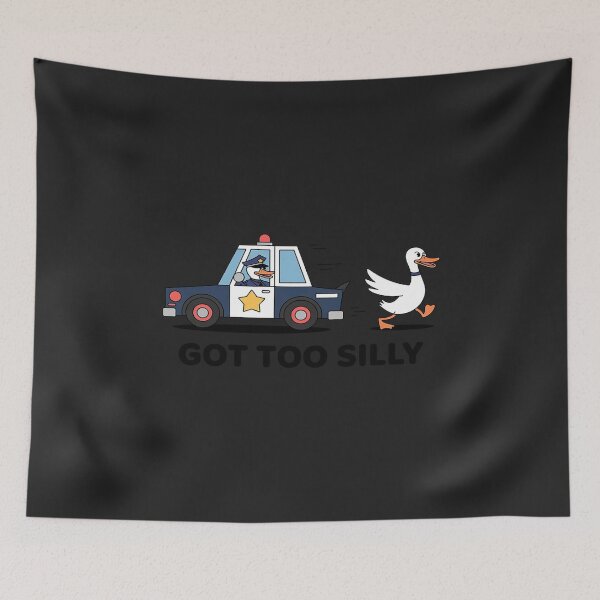 Item preview, Got Too Silly Police Goose Chase Funny Bad Gosling designed and sold by Rackaam.