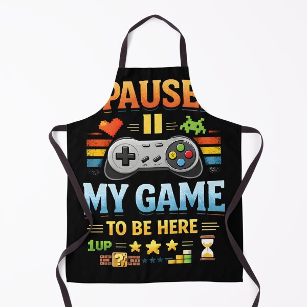 Item preview, Funny Gamer Quote – I Paused My Game To Be Here | Retro Gaming Humor designed and sold by SoulenCify.