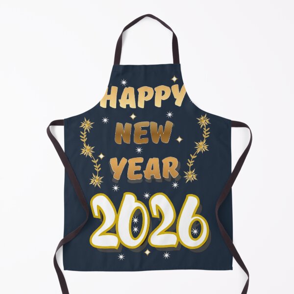 Item preview, Happy New Year 2026 Gold Typography Celebration Design designed and sold by HopeAndHustle.