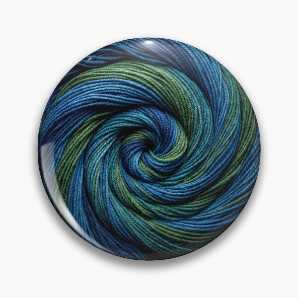 Item preview, Green and Blue Yarn Vortex designed and sold by Tridentulus.