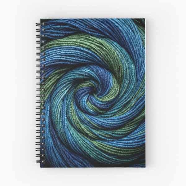 Item preview, Green and Blue Yarn Vortex designed and sold by Tridentulus.