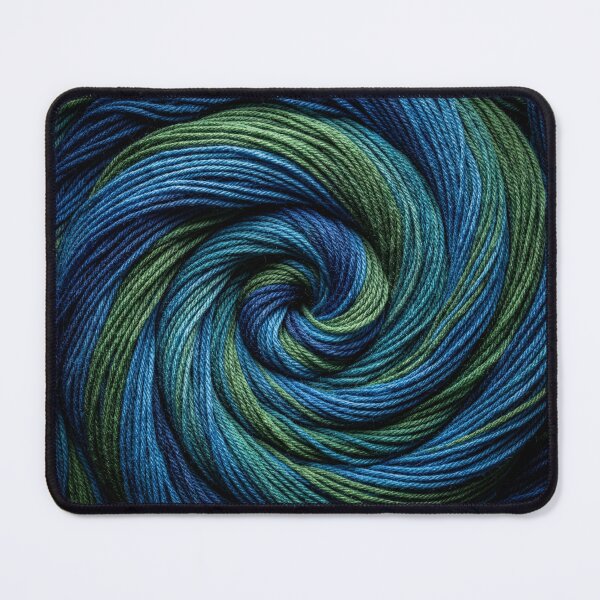 Item preview, Green and Blue Yarn Vortex designed and sold by Tridentulus.