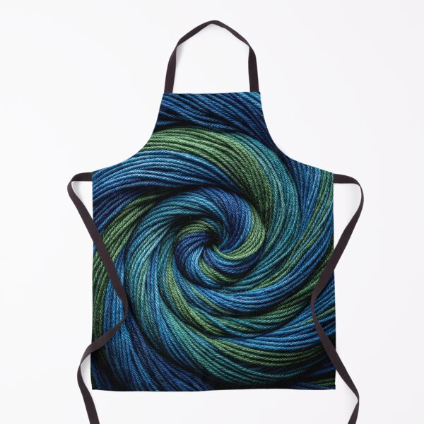Item preview, Green and Blue Yarn Vortex designed and sold by Tridentulus.