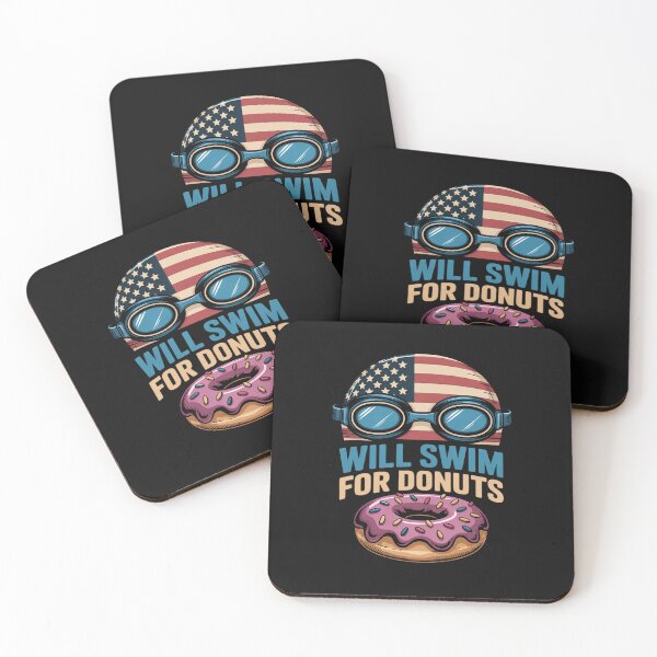 Item preview, Swim Swimmer  Swimming Goggles Cap Donuts designed and sold by nicomitchell.