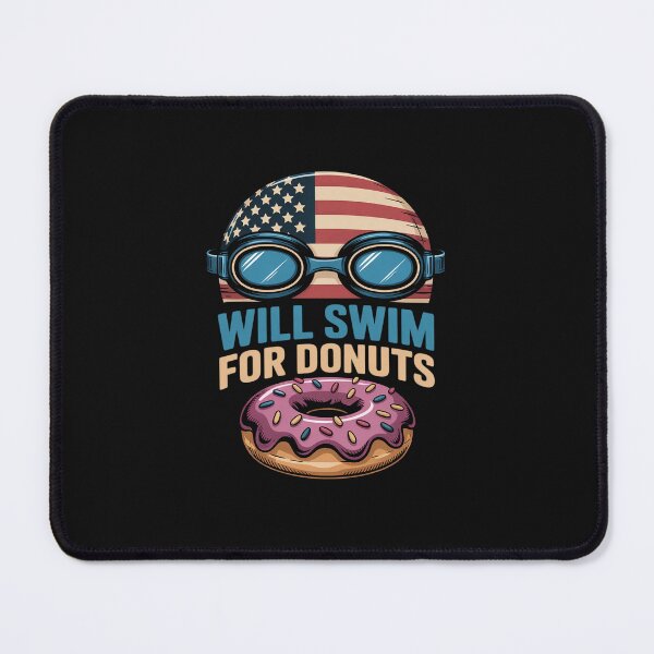 Item preview, Swim Swimmer Swimming Goggles Cap Donuts designed and sold by nicomitchell.
