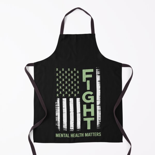 Item preview, Green American Flag USA Mental Health Matters designed and sold by Rackaam.