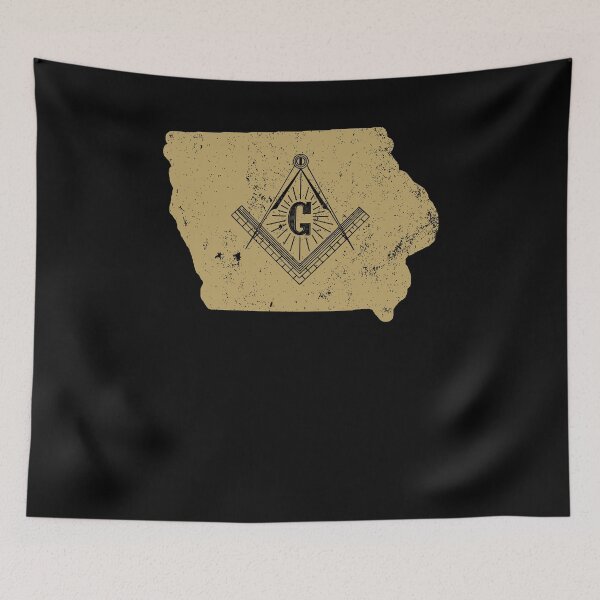 Item preview, The Freemason Iowa Shirt With Masonic Symbol designed and sold by shoppzee.