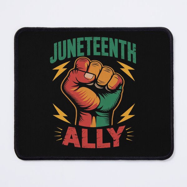 Item preview, Juneteenth Ally June 19 Support Protest Pride Fist Men Women designed and sold by catsdothingz.