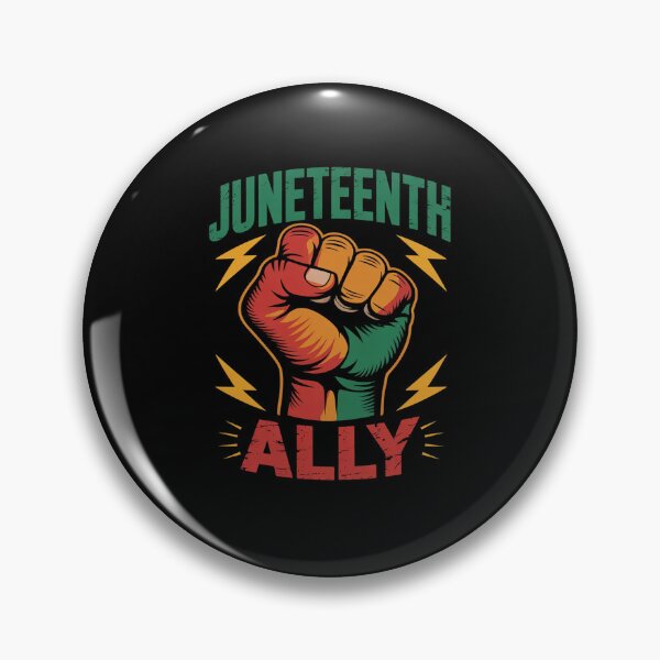 Item preview, Juneteenth Ally June 19 Support Protest Pride Fist Men Women designed and sold by catsdothingz.