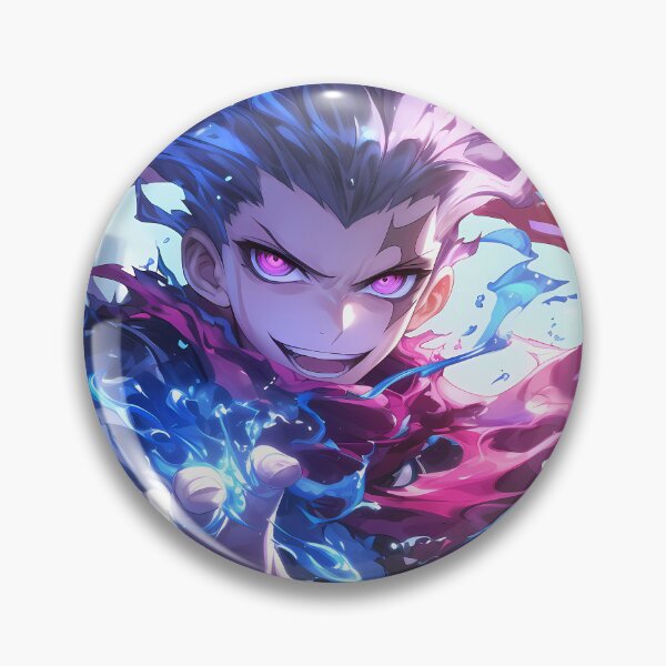 Item preview, Gundham Tanaka Danganronpa Eccentric Anime Wielder Blue Red Supernatural Chaos designed and sold by Tokyonomad.