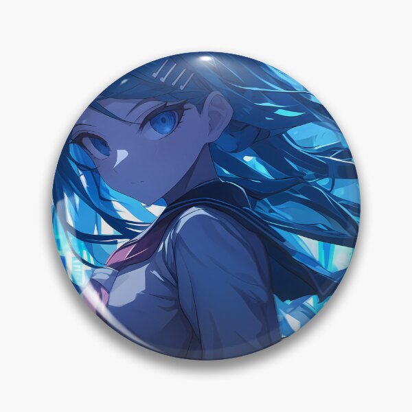 Item preview, Sayaka Maizono Danganronpa Anime Girl Digital City Neon Dream Mood designed and sold by Tokyonomad.