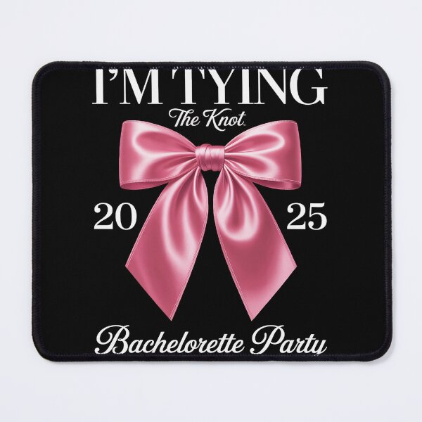 Item preview, I'm Typing The Knot Coquette Bow Bachelorette Bride Squad designed and sold by ProudForFunny.