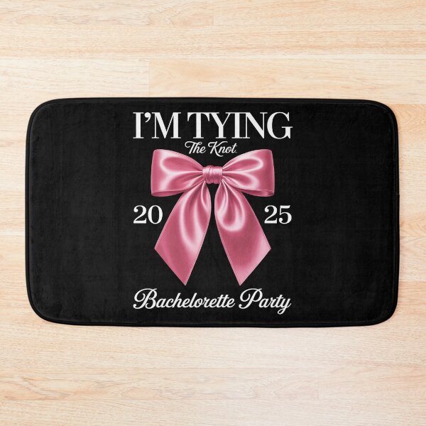 Item preview, I'm Typing The Knot Coquette Bow Bachelorette Bride Squad designed and sold by ProudForFunny.