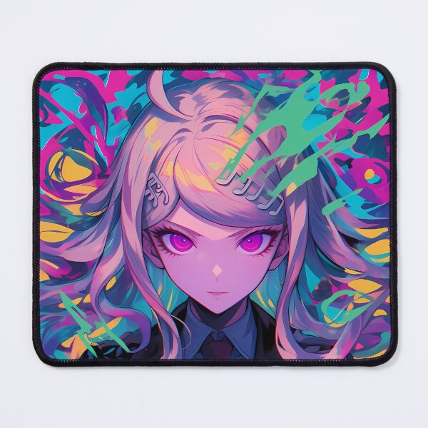 Item preview, Kaede Akamatsu Danganronpa Anime Girl Psychedelic Color Burst Energy designed and sold by Tokyonomad.