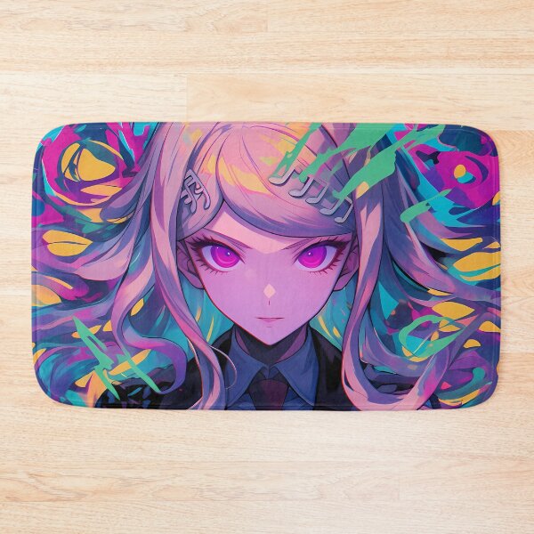 Item preview, Kaede Akamatsu Danganronpa Anime Girl Psychedelic Color Burst Energy designed and sold by Tokyonomad.