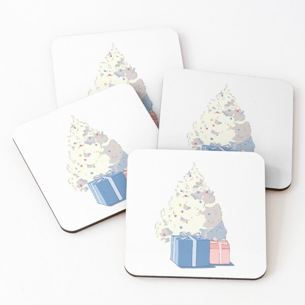 Item preview, Aesthetic White Minimalist Christmas Tree - Modern Holiday Gift Boxes Art designed and sold by morimist.
