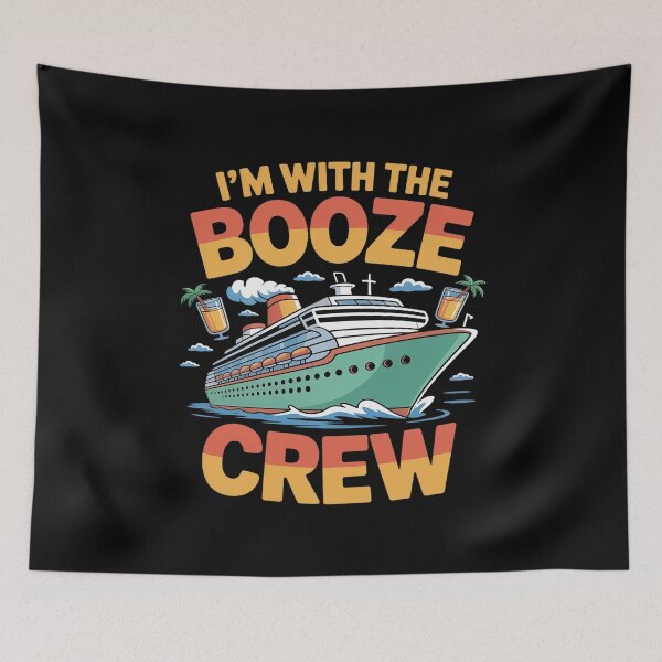Item preview, I'm With The Booze Crew Adult Cruise Wear Cruise Vacation designed and sold by ProudForFunny.