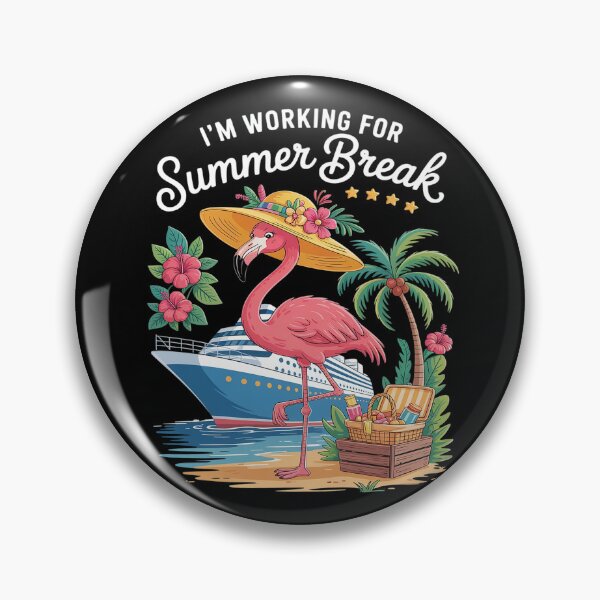 Item preview, I'm Working For Summer Break Flamingo Last Day Of School designed and sold by ProudForFunny.
