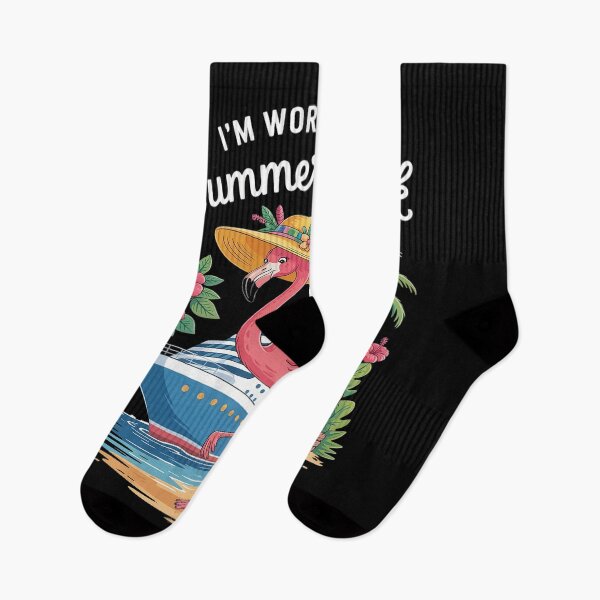Item preview, I'm Working For Summer Break Flamingo Last Day Of School designed and sold by ProudForFunny.