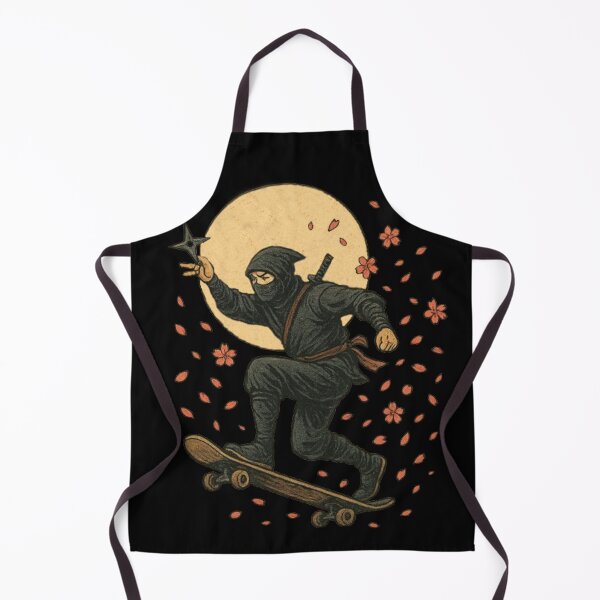 Item preview, The Ninja SkateBoarder designed and sold by maaameee.