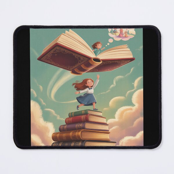 Item preview, Imagination Takes Flight on Books designed and sold by ProudForFunny.