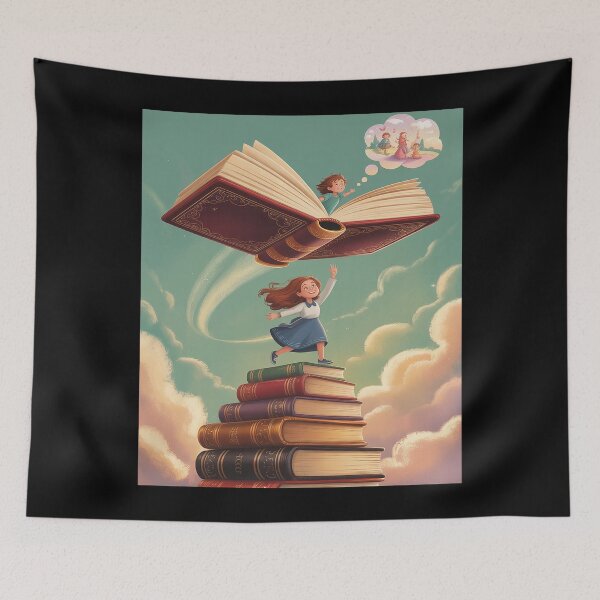 Item preview, Imagination Takes Flight on Books designed and sold by ProudForFunny.