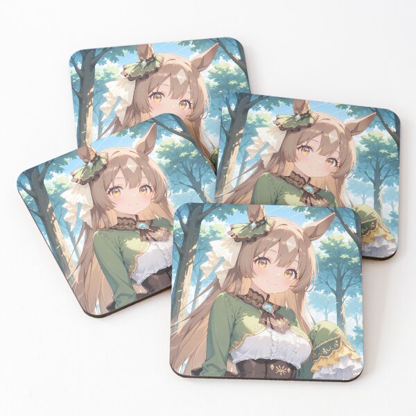 Item preview, Satono Diamond Uma Musume Pretty Derby Graceful Forest Green Dress designed and sold by Tokyonomad.