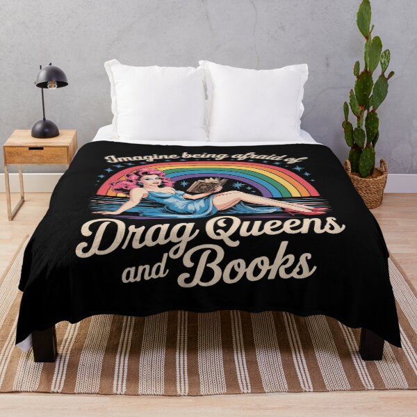 Item preview, Imagine Being Afraid Of Drag Queens And Books 12 designed and sold by ProudForFunny.