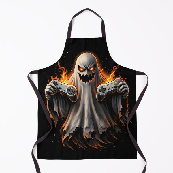 Item preview, Ghost Gamer Holding Controllers – Dark Gamer Humor Gaming Design designed and sold by SoulenCify.
