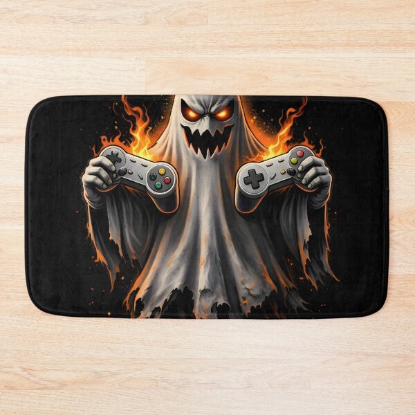 Item preview, Ghost Gamer Holding Controllers – Dark Gamer Humor Gaming Design designed and sold by SoulenCify.